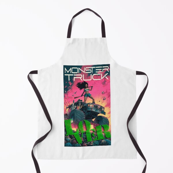 Item preview, Beautiful girl in a monster truck of destruction. designed and sold by UrbanTRIP.