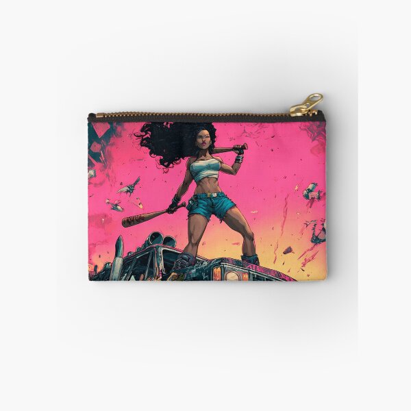 Item preview, Beautiful girl in a monster truck of destruction. designed and sold by UrbanTRIP.
