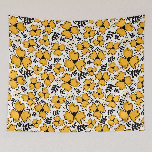 Item preview, Skulls in Wildflower Meadow  designed and sold by studioaudrea.