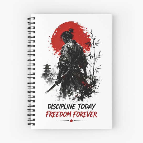 Item preview, Samurai Discipline Freedom Illustration designed and sold by Amr Siam.