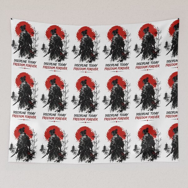 Item preview, Samurai Discipline Freedom Illustration designed and sold by Amr Siam.
