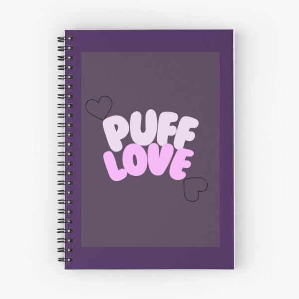 Item preview, PUFF LOVE Cute Bubble Letter Art designed and sold by HSDesignHUB.