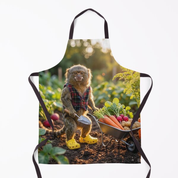 Item preview, Pygmy Marmoset Gardener Harvesting Carrots designed and sold by Tridentulus.