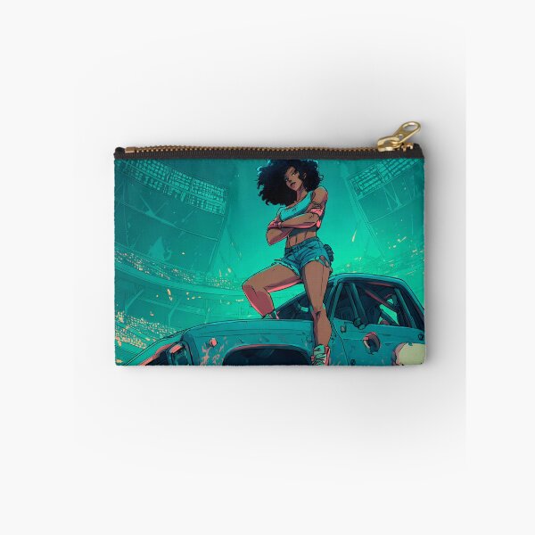 Item preview, Beautiful girl in a monster truck of destruction #3. designed and sold by UrbanTRIP.