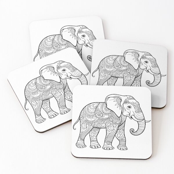 Item preview, Create Your One-of-a-Kind Elephant Masterpiece on Fabric designed and sold by Outlet Raloel.