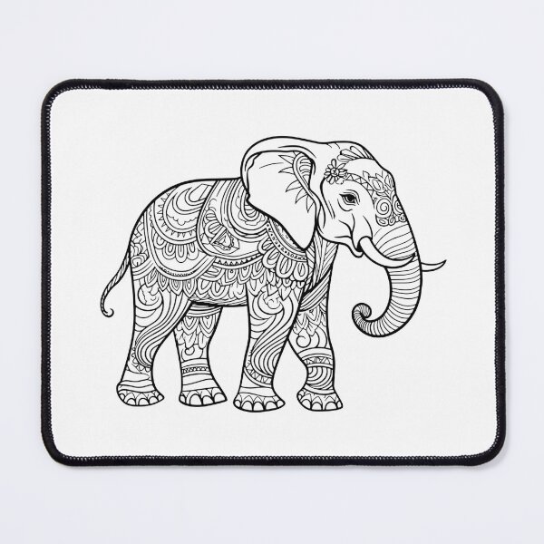 Item preview, Create Your One-of-a-Kind Elephant Masterpiece on Fabric designed and sold by Outlet Raloel.