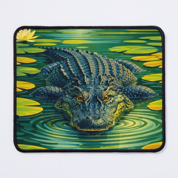 Item preview, American Alligator Digital Florida Everglades Animal Art designed and sold by kakarikihill.