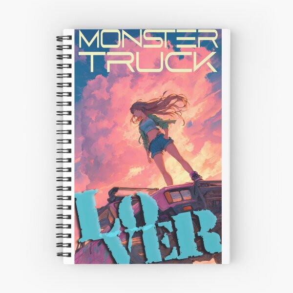 Item preview, Beautiful girl in a monster truck of destruction #4. designed and sold by UrbanTRIP.