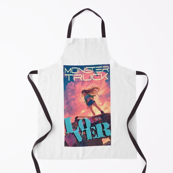 Item preview, Beautiful girl in a monster truck of destruction #4. designed and sold by UrbanTRIP.