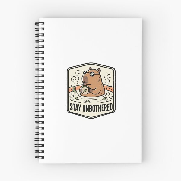 Item preview, Stay Unbothered Capybara Retro Graphic designed and sold by GoofyShopp.