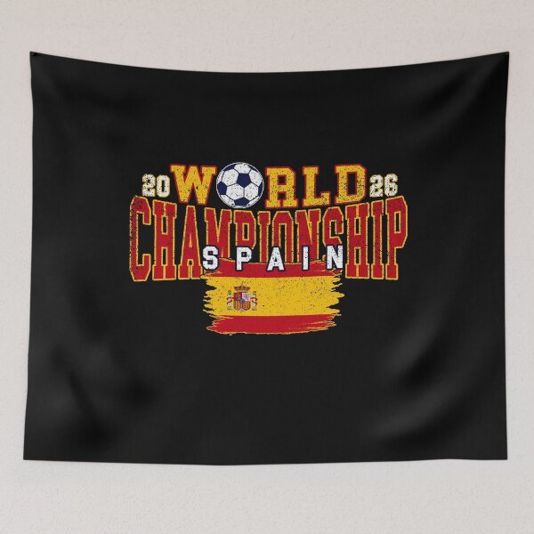 Item preview, Vintage World Soccer Champions 2026 Distressed Spain Flag Espana Football designed and sold by RockTheFeal.