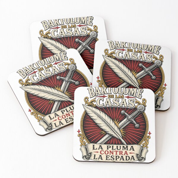 Item preview, Bartolomé de las Casas – La pluma contra la espada designed and sold by Past in Threads.