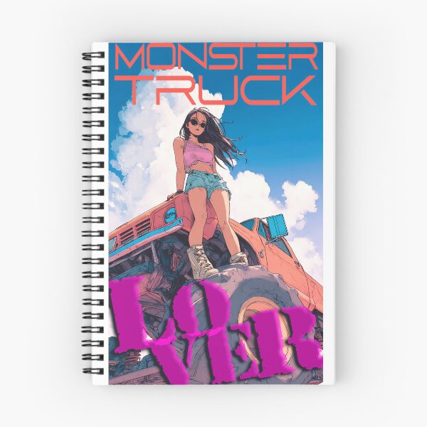 Item preview, Beautiful girl in a monster truck of destruction #6. designed and sold by UrbanTRIP.