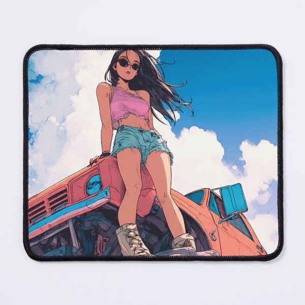 Item preview, Beautiful girl in a monster truck of destruction #6. designed and sold by UrbanTRIP.