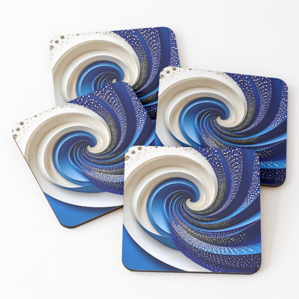 Item preview, Spiral Galaxy in Blue designed and sold by Vicky Brago-Mitchell®.