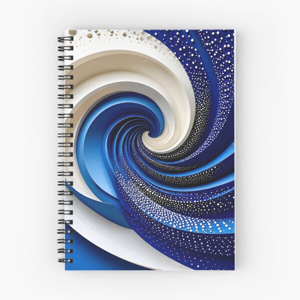 Item preview, Spiral Galaxy in Blue designed and sold by Vicky Brago-Mitchell®.
