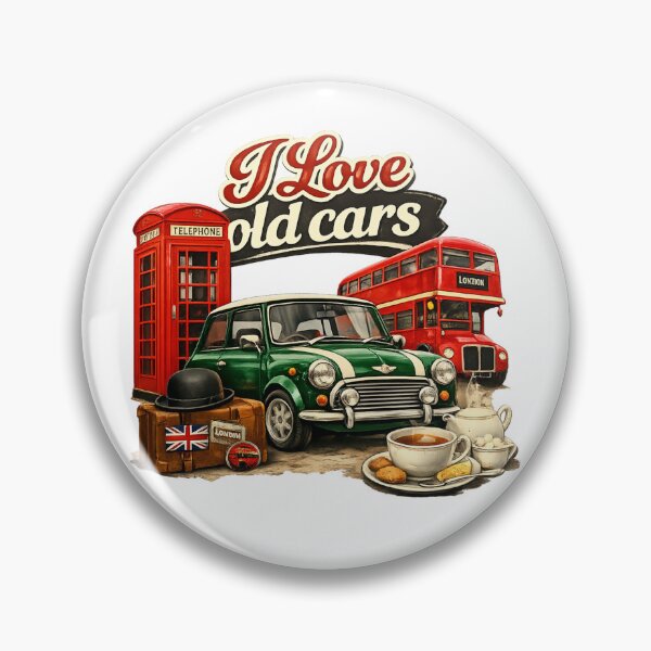 Item preview, I love old cars Mini 2 designed and sold by PabDam.