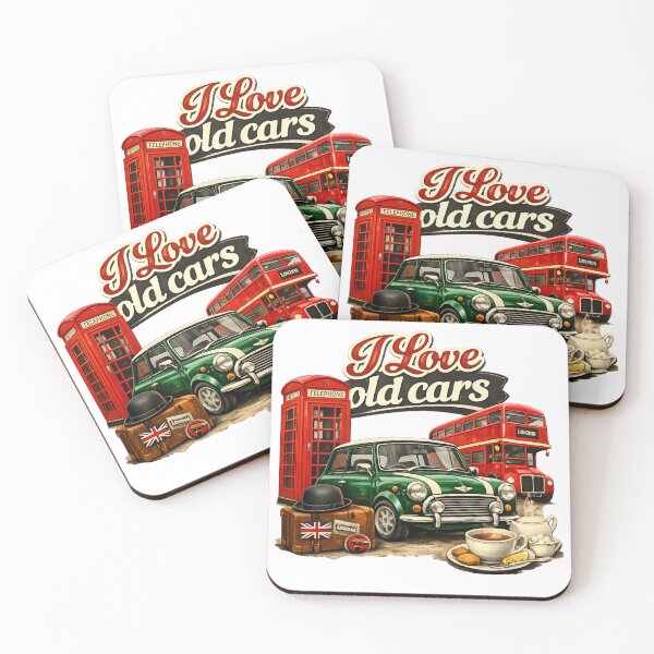 Item preview, I love old cars Mini 2 designed and sold by PabDam.