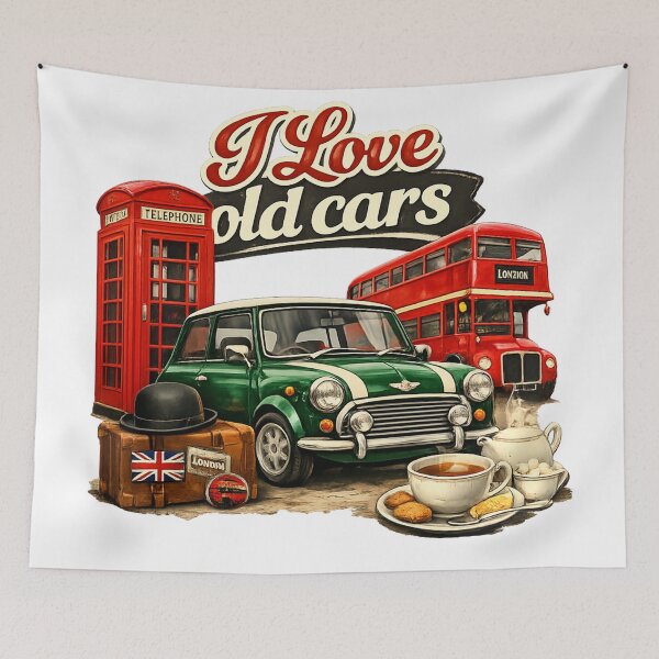 Item preview, I love old cars Mini 2 designed and sold by PabDam.