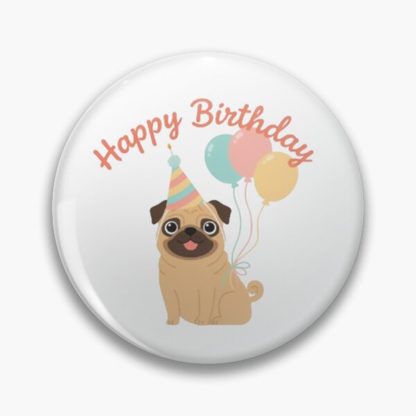 Item preview,  Pug Birthday Dog Lover  designed and sold by Petsthetic.
