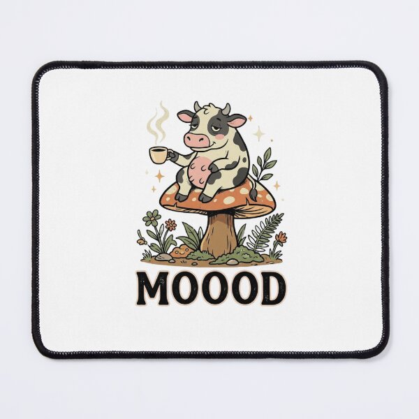 Item preview, MOOOD Cute Cow Graphic designed and sold by GoofyShopp.