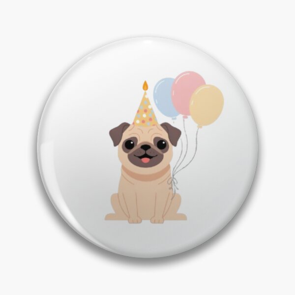Item preview,  Pug Birthday Dog Lover  designed and sold by Petsthetic.