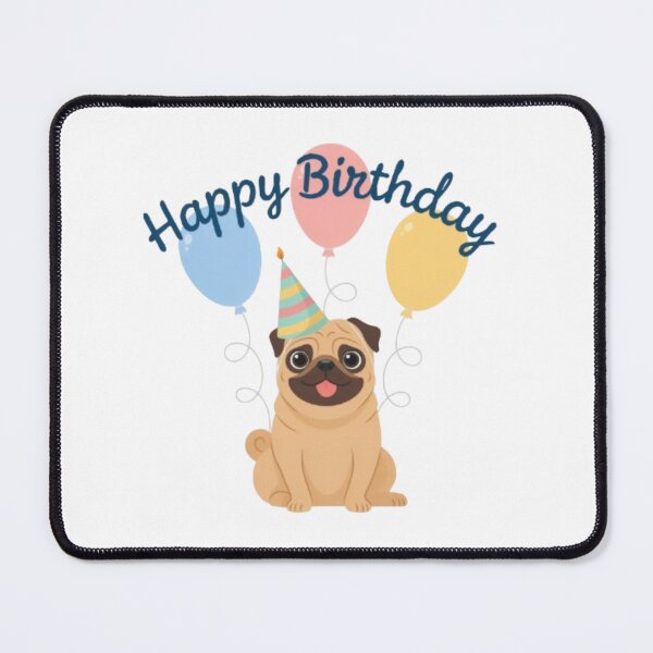 Item preview, Pug Birthday Dog Lover  designed and sold by Petsthetic.