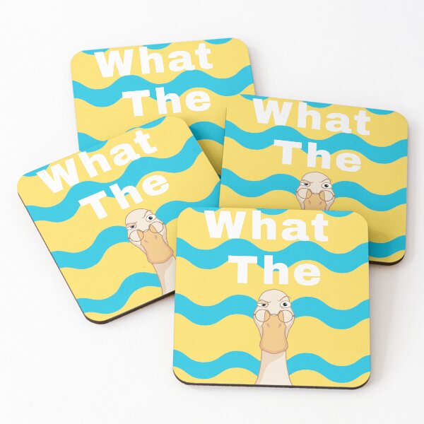 Item preview, What The Duck Cute Funny Duck Illustration designed and sold by junkyartist.