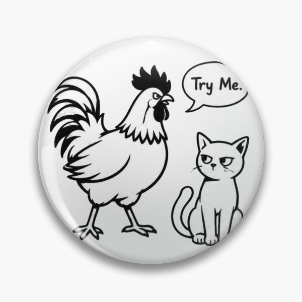 Item preview, Try Me | Rooster & Cat  designed and sold by ekemarket.