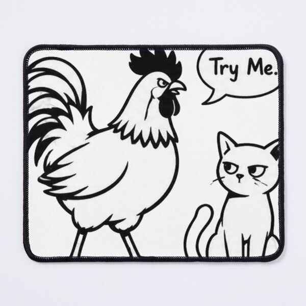 Item preview, Try Me | Rooster & Cat  designed and sold by ekemarket.