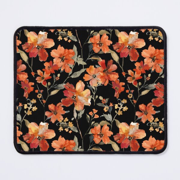 Item preview, Moody Orange Watercolor Floral Botanical designed and sold by arteresting-art.