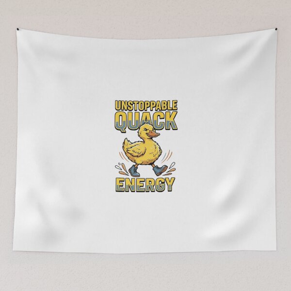 Item preview, Unstoppable Quack Energy Duck Graphic designed and sold by GoofyShopp.