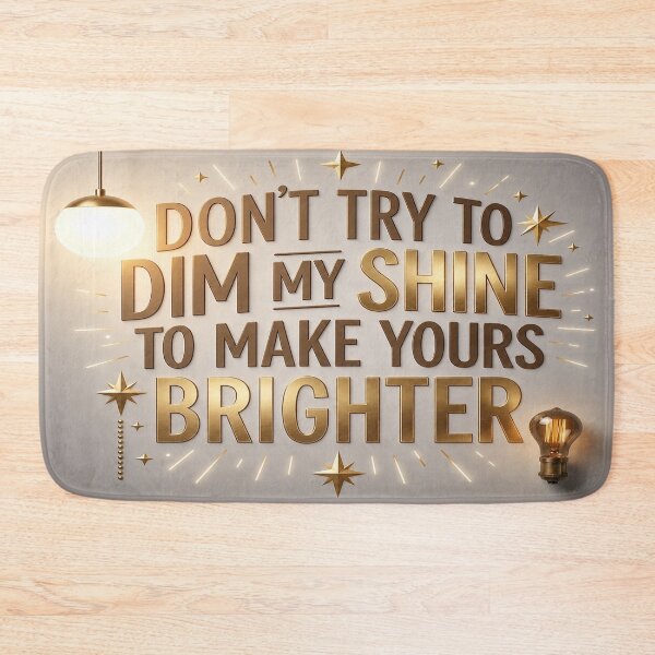 Item preview, Don't Try To Dim My Shine designed and sold by Wynnercircle.