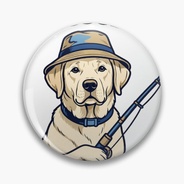 Item preview, Fishing Dog Reel Good Boy designed and sold by ConElAlma.