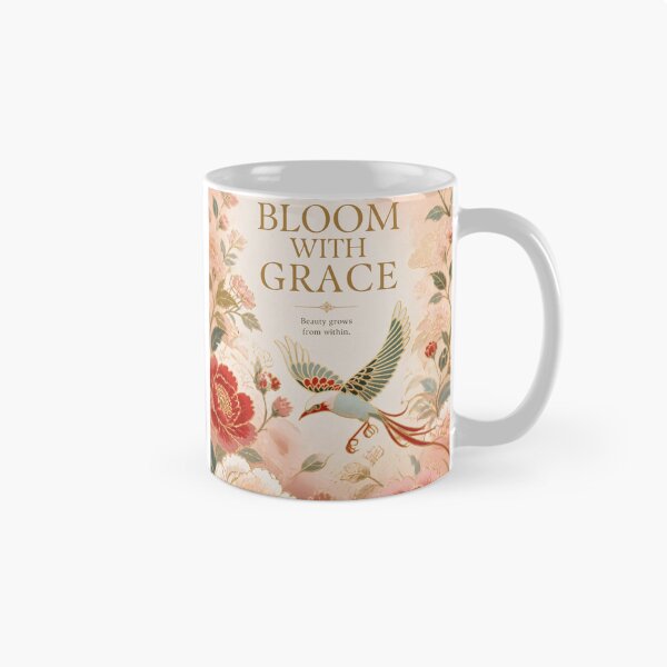 Item preview, Bloom with Grace | Floral Chinoiserie Bird designed and sold by CottageArtistry.