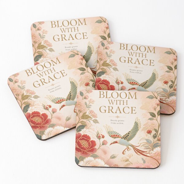 Item preview, Bloom with Grace | Floral Chinoiserie Bird designed and sold by CottageArtistry.