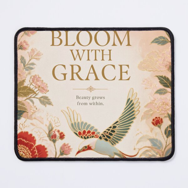 Item preview, Bloom with Grace | Floral Chinoiserie Bird designed and sold by CottageArtistry.