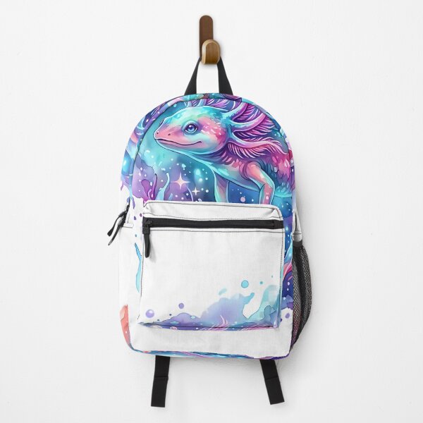 Item preview, Galaxy Watercolor Axolotl - Cosmic Nebula Amphibian designed and sold by Velustro Shop.