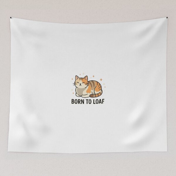 Item preview, Born To Loaf Cat Graphic designed and sold by GoofyShopp.
