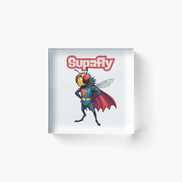 Item preview, Supafly the Superhero Housefly - Funny Insect Lover Cryptidcore designed and sold by Spank My Yeti.
