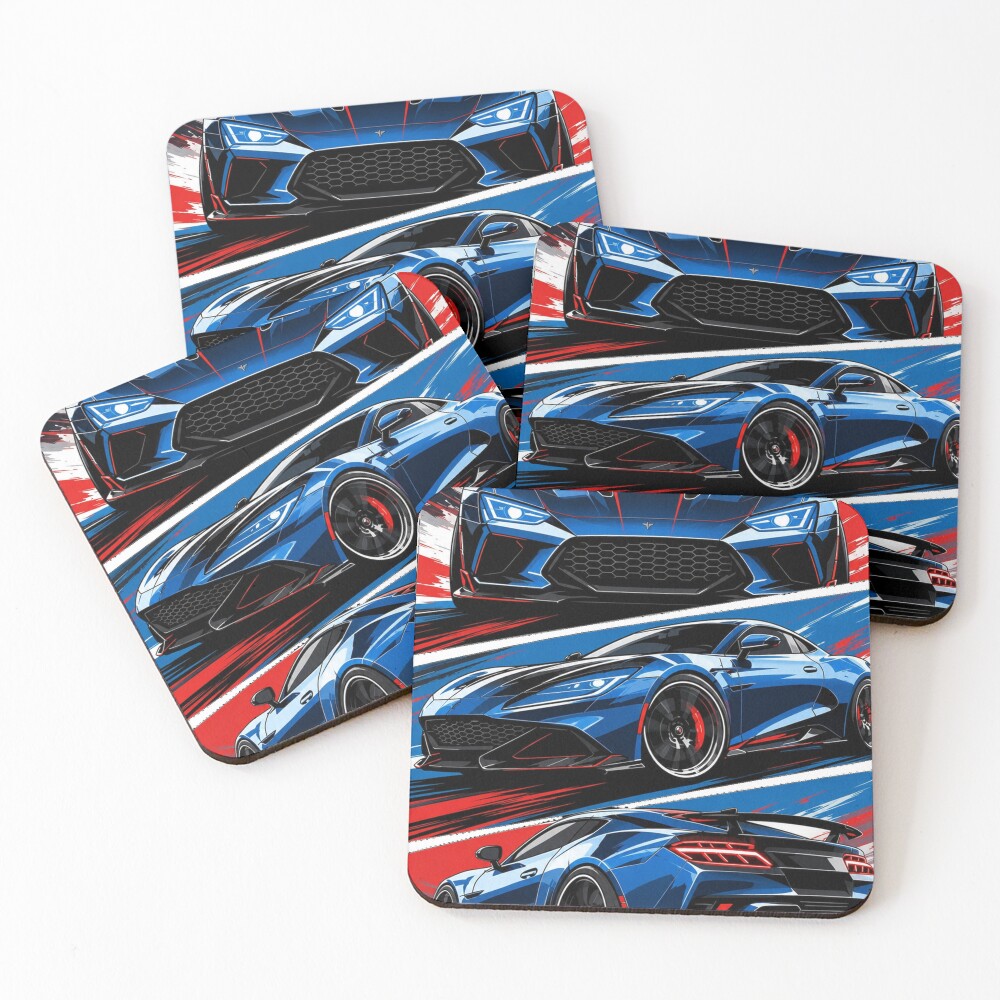 Item preview, Coasters (Set of 4) designed and sold by TAC-STYLE.