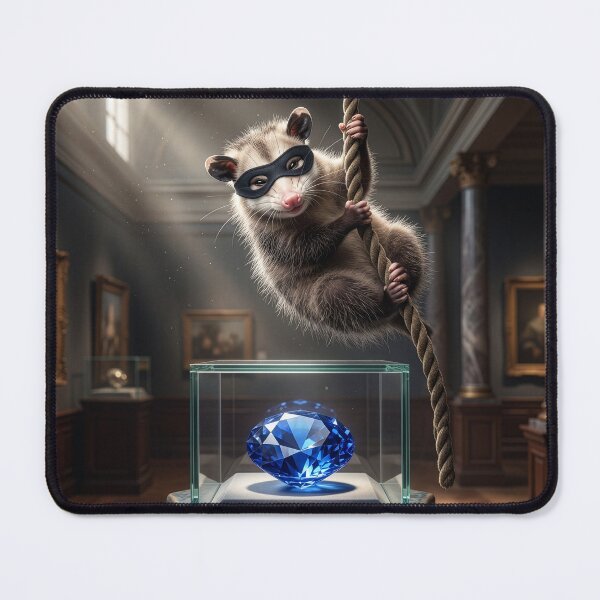 Item preview, Virginia Opossum Is Skilled and Conniving Jewel Thief designed and sold by Tridentulus.