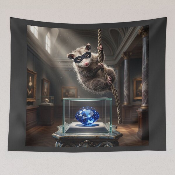 Item preview, Virginia Opossum Is Skilled and Conniving Jewel Thief designed and sold by Tridentulus.