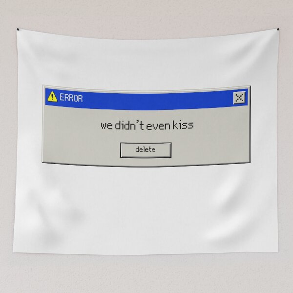Item preview, We Didn't Even Kiss - Heated Rivalry Error Message designed and sold by GenAndStacy615.