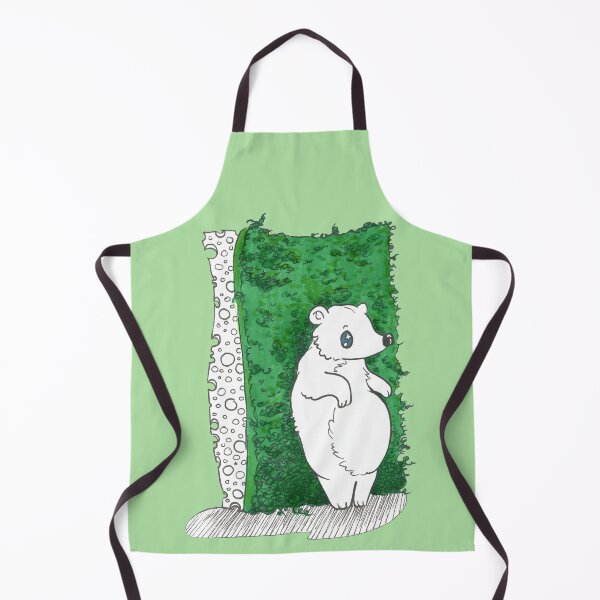 Item preview, Bear scratching its back with a sponge designed and sold by Ame-thyste.