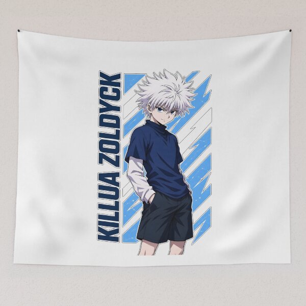 Item preview, Cool Spiky White Hair Boy Blue Lightning Graphic Art designed and sold by sidki-SDK.