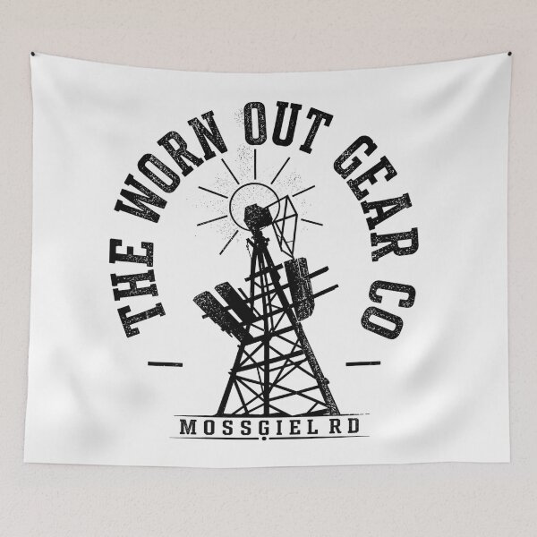 Item preview, Broken Outback Windmill | Mossgiel Rd Country Logo designed and sold by Mossgiel Rd.