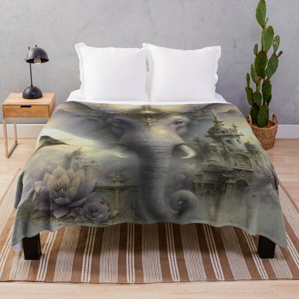 Item preview, Gilded Spirit of the Lotus Elephant designed and sold by bloorose.