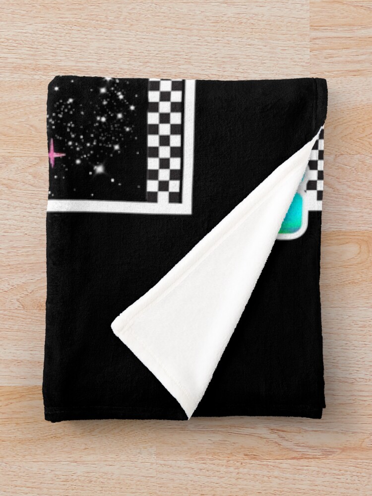 Thumbnail 3 of 6, Throw Blanket, Space Cowboy (Text Color) designed and sold by Rissy81.
