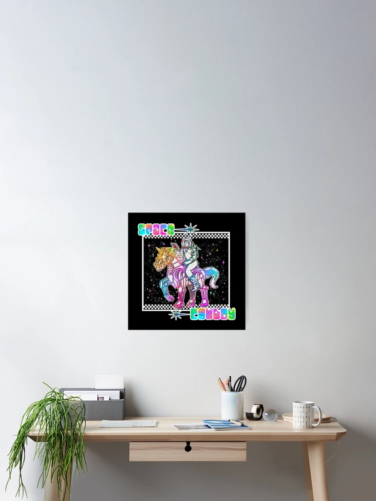 Thumbnail 2 of 3, Poster, Space Cowboy (Text Color) designed and sold by SparklefilthStudios.